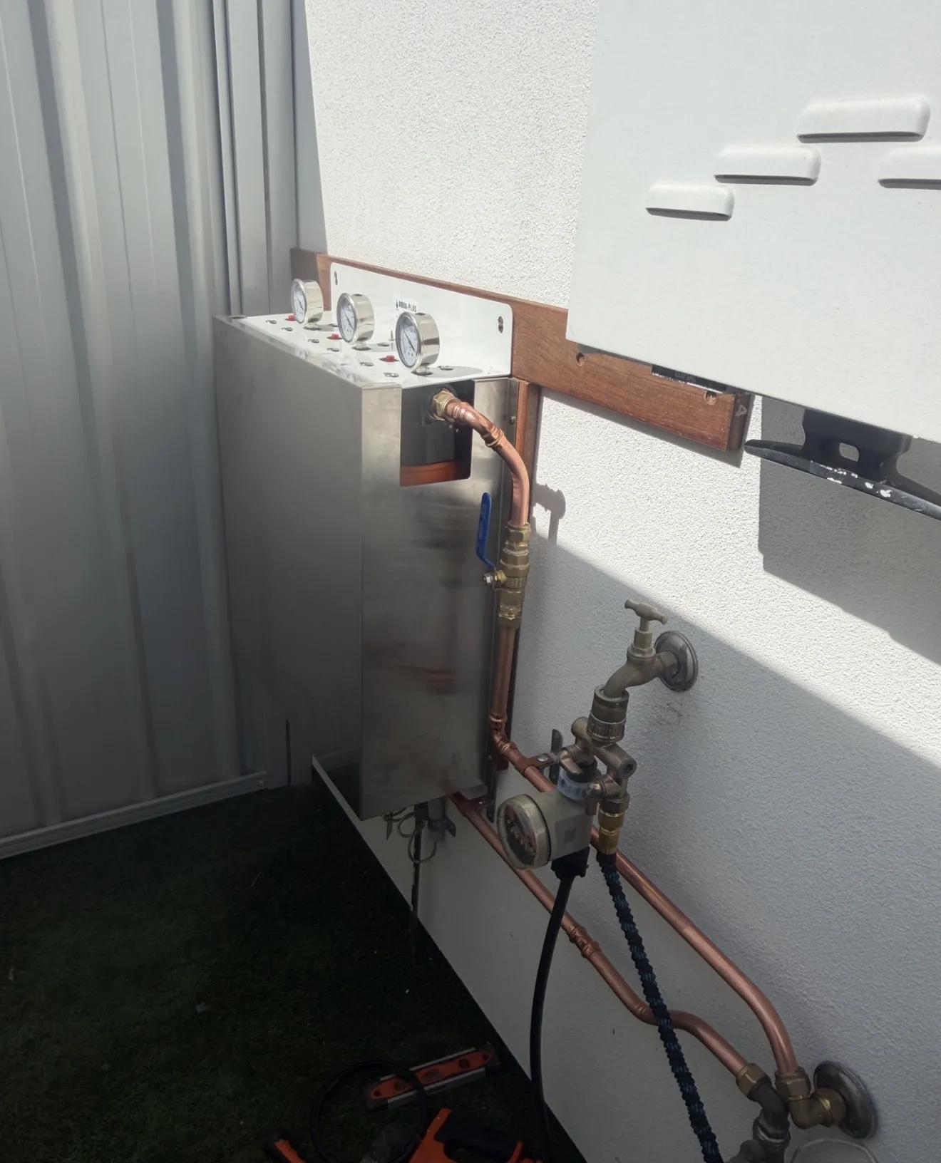 Water filtration system installed at a Logan home