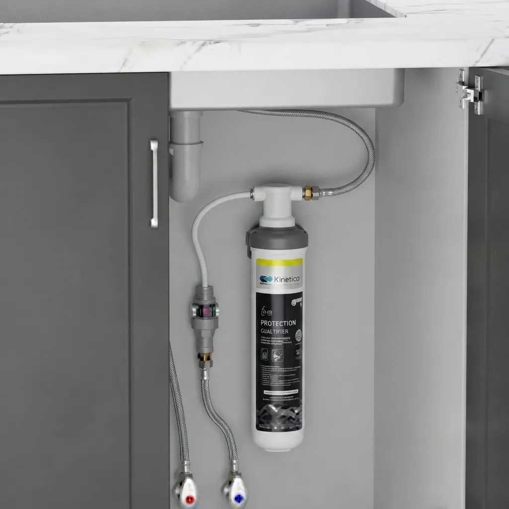 Under-sink drinking water filter